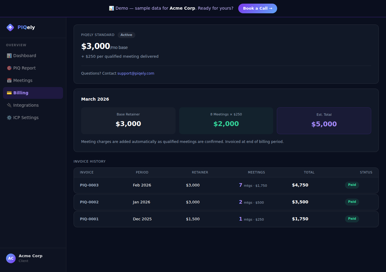 Billing Dashboard